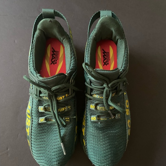 UMYOGO Men Running Shoes Just so so Male Blade-Type Sport Shoes, green, size 39 - Picture 4 of 8